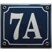 Huisnummer bord 'extra 2' 15x13 cm